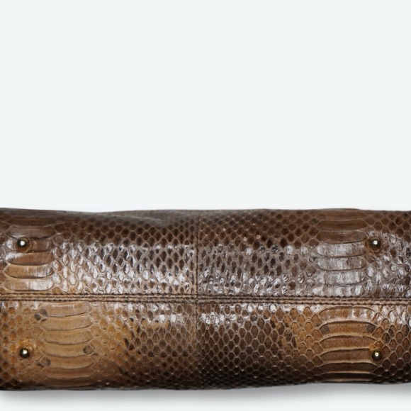 1970s J. Renee Mixed Media Leather Bag - Picture 4 of 4